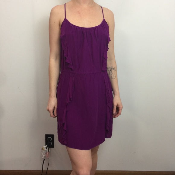Parker Dresses & Skirts - Parker Magenta Purple Silk Sleeveless Dress